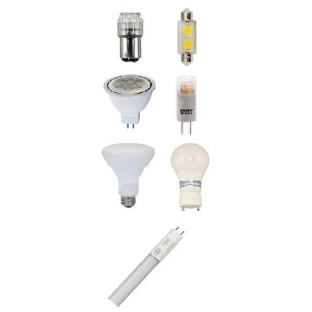 ILB GOLD Bulb, LED Shape T8, Tcp-10193, 2PK TCP-10193